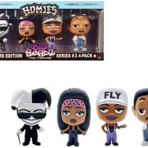 "Homies Big Headz" Series 3 Collector's Edition 4-Pack of Figures by Homies