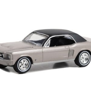 1967 Ford Mustang Coupe "She Country Special - Bill Goodro Ford Denver Colorado" Autumn Smoke with Black Top "Hobby Exclusive" Series 1/64 Diecast Model Car by Greenlight