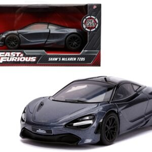 Shaw's McLaren 720S RHD (Right Hand Drive) Metallic Gray "Fast & Furious Presents: Hobbs & Shaw" (2019) Movie 1/32 Diecast Model Car by Jada