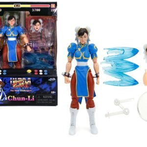 Chun-Li 6" Moveable Figure with Accessories and Alternate Head and Hands "Ultra Street Fighter II: The Final Challengers" (2017) Video Game model by Jada