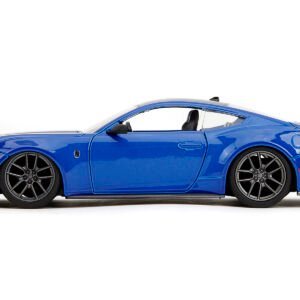2024 Ford Mustang Dark Horse Blue Metallic with Black and Gray Stripes "Bigtime Muscle" Series 1/24 Diecast Model Car by Jada