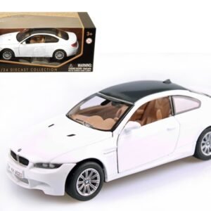 BMW M3 E92 Coupe White 1/24 Diecast Model Car by Motormax