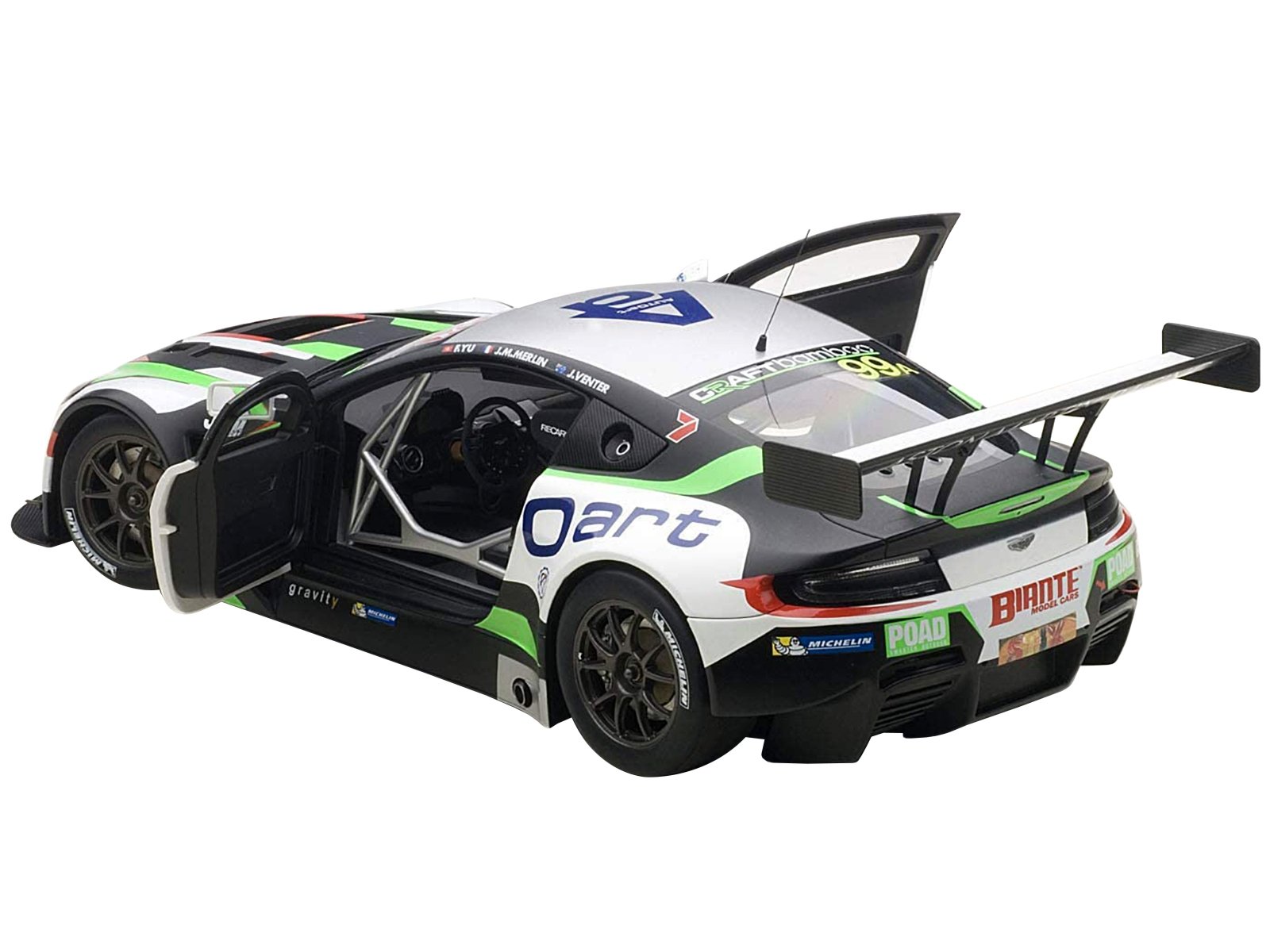 Aston Martin V12 Vantage Bathurst 12hour Endurance Race 2015 #99 JM. Merlin / J. Venter / F. Yu 1/18 Model Car by Autoart - Image 4