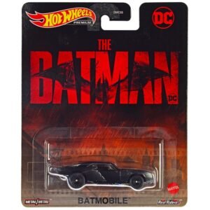 Batmobile Matt Black "The Batman" (2022) Movie "DC Comics" Diecast Model Car by Hot Wheels