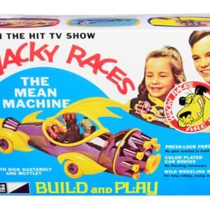 Skill 2 Snap Model Kit The Mean Machine with Dick Dastardly and Muttley Figurines "Wacky Races" (1968) TV Series 1/25 Scale Model by MPC