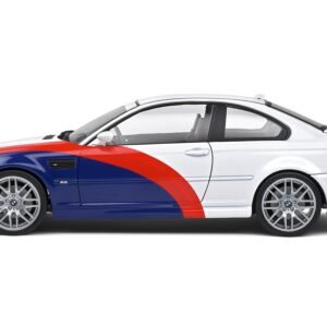 2000 BMW E46 M3 "Streetfighter" White with Blue and Red Graphics 1/18 Diecast Model Car by Solido