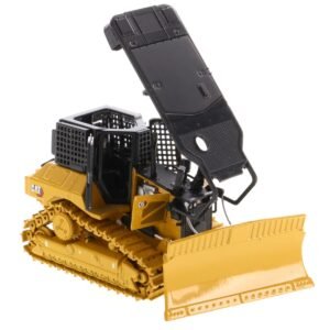 CAT Caterpillar D5 XR Fire Suppression Track Type Dozer Yellow "High Line" Series 1/50 Diecast Model by Diecast Masters