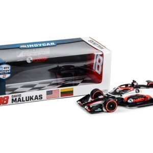 Dallara IndyCar #18 David Malukas "HMD Trucking" Dale Coyne Racing with HMD Motorsports (Road Course Configuration) "NTT IndyCar Series" (2023) 1/18 Diecast Model Car by Greenlight
