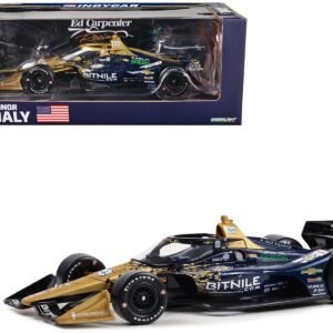 Dallara IndyCar #20 Conor Daly "Bitnile" Ed Carpenter Racing (Road Course Configuration) "NTT IndyCar Series" (2023) 1/18 Diecast Model Car by Greenlight