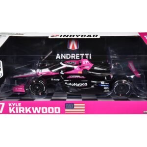 Dallara IndyCar #27 Kyle Kirkwood "AutoNation" Andretti Autosport "NTT IndyCar Series" (2024) 1/18 Diecast Model Car by Greenlight