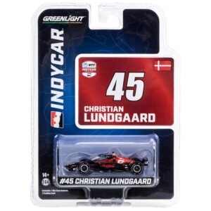 Dallara IndyCar #45 Christian Lundgaard "Hy-Vee" Rahal Letterman Lanigan Racing "NTT IndyCar Series" (2023) 1/64 Diecast Model Car by Greenlight