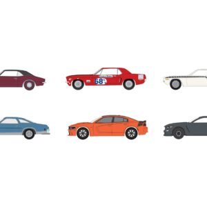 "GreenLight Muscle" Set of 6 pieces Series 29 1/64 Diecast Model Cars by Greenlight