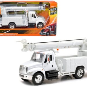 International 4200 Digger Service Truck White "Long Haul Trucker" Series 1/43 Diecast Model by New Ray