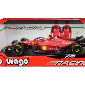 Ferrari F1-75 #55 Carlos Sainz "Ferrari Racing" Formula One F1 (2022) "Formula Racing" Series 1/18 Diecast Model Car by Bburago