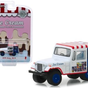 1975 Jeep DJ-5 Ice Cream Truck "Hobby Exclusive" 1/64 Diecast Model Car by Greenlight