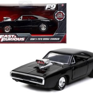 Dom's 1970 Dodge Charger 500 Black "Fast & Furious 9 F9" (2021) Movie 1/32 Diecast Model Car by Jada
