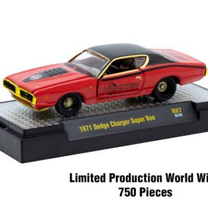 "Auto Meets" Set of 6 Cars IN DISPLAY CASES Release 87 Limited Edition 1/64 Diecast Model Cars by M2 Machines