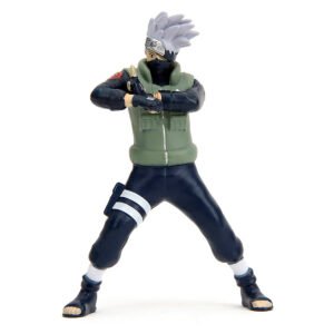 1993 Mazda RX-7 Dark Blue with Graphics and Kakashi Hatake Diecast Figure "Naruto Shippuden" (2009-2017) TV Series "Anime Hollywood Rides" Series 1/24 Diecast Model Car by Jada