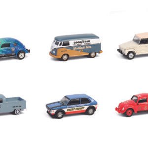 "Club Vee-Dub" Series 20 Set of 6 pieces 1/64 Diecast Model Cars by Greenlight