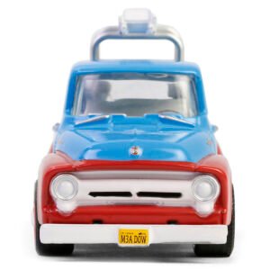 1956 Ford F-100 Pickup Truck with Tool Boxes and Ladders "Chevron" Blue and Red "Chevron Special Edition" Series 1 1/64 Diecast Model Car by Greenlight