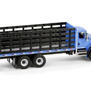 2018 International WorkStar Platform Stake Truck Blue "S.D. Trucks" Series 19 1/64 Diecast Model Car by Greenlight