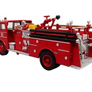 1973 Ward LaFrance Ambassador Fire Engine "Los Angeles County Fire Department" LA County FD (LACFD) "Emergency! 50th Anniversary" (1972-2022) Limited Edition to 3000 pieces Worldwide 1/50 Diecast Model by Iconic Replicas