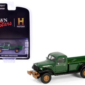 1947 Dodge Power Wagon Pickup Truck Green Metallic and Black "Pawn Stars" (2009-Current) TV Series "Hollywood Series" Release 42 1/64 Diecast Model Car by Greenlight