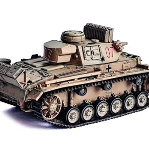 Germany Pz.Kpfw.III Ausf.N DAK Tank #07 "s.Pz.Abt.501 Tunisia" (1942/43) "NEO Dragon Armor" Series 1/72 Plastic Model by Dragon Models