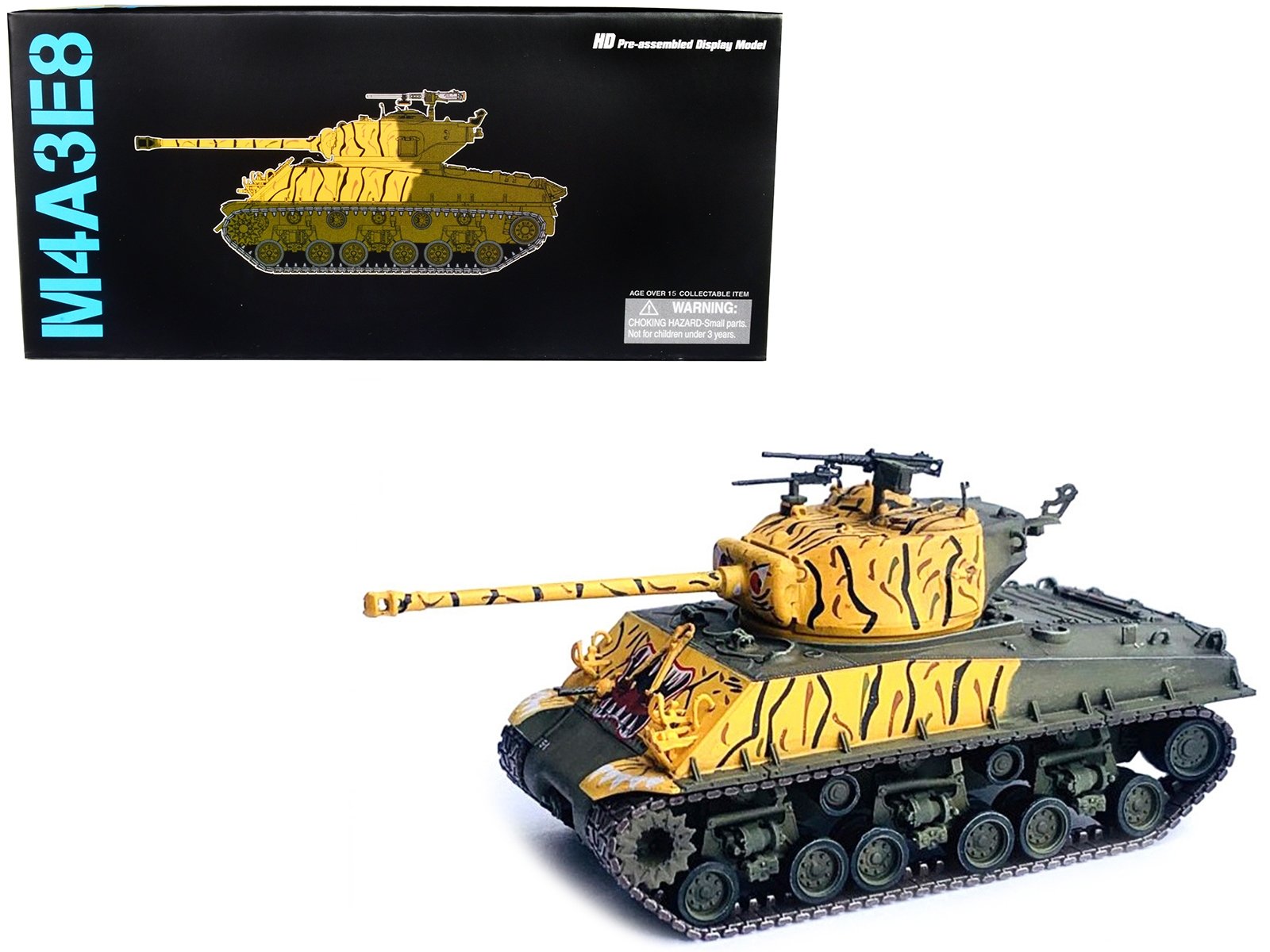 United States M4A3E8 Sherman "Tiger Face" Tank "24th Infantry Div. Korea" (1951) "NEO Dragon Armor" Series 1/72 Plastic Model by Dragon Models - Image 3