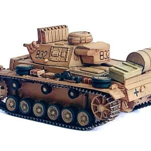 Germany Pz.Kpfw.III Ausf.N DAK Tank #832 "s.Pz.Abt.501 Tunisia" (1942/43) "NEO Dragon Armor" Series 1/72 Plastic Model by Dragon Models