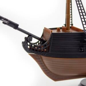 Level 2 Easy-Click Model Kit "The Black Diamond" Pirate Ship 1/350 Scale Model by Revell