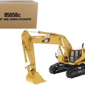 CAT Caterpillar 365B L Series II Hydraulic Excavator with Two Figurines "Core Classics Series" 1/50 Diecast Model by Diecast Masters