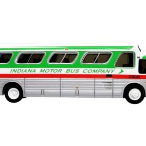 1966 GM PD4107 "Buffalo" Coach Bus "Indiana Motor Bus Company" Destination: Indianapolis "Vintage Bus & Motorcoach Collection" 1/87 Diecast Model by Iconic Replicas