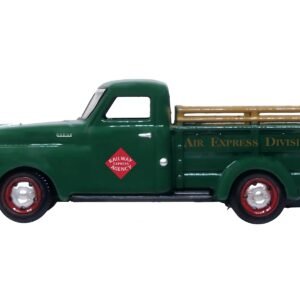 1948 Dodge B-1B Pickup Truck Green "Railway Express Agency" 1/87 (HO) Scale Diecast Model Car by Oxford Diecast