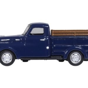 1948 Dodge B-1B Pickup Truck Waterway Blue 1/87 (HO) Scale Diecast Model Car by Oxford Diecast