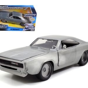 Dom's 1970 Dodge Charger R/T Bare Metal "Fast & Furious 7" (2015) Movie 1/24 Diecast Model Car by Jada