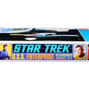 Skill 2 Model Kit U.S.S. Enterprise NCC-1701 Space Ship "Star Trek" 1/650 Scale Model by AMT