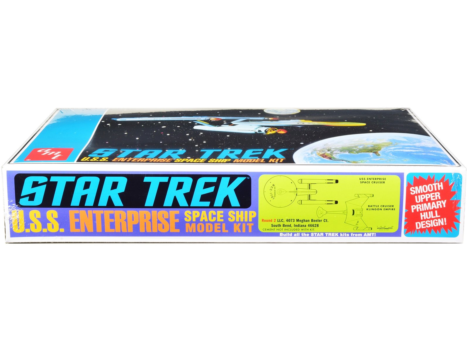 Skill 2 Model Kit U.S.S. Enterprise NCC-1701 Space Ship "Star Trek" 1/650 Scale Model by AMT - Image 2