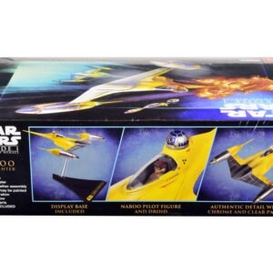 Skill 2 Model Kit Naboo Starfighter Spaceship "Star Wars: Episode I - The Phantom Menace" (1999) Movie 1/48 Scale Model by AMT