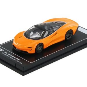 McLaren Speedtail McLaren Orange with Black Top "Hypercar League Collection" 1/64 Diecast Model Car by PosterCars