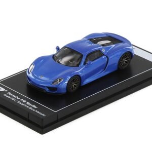 Porsche 918 Spyder Sapphire Blue Metallic "Hypercar League Collection" 1/64 Diecast Model Car by PosterCars