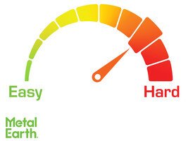 Model Kit Western Star 4900 Log Truck and Trailer Red Metallic (Challenging Difficulty) Steel Model by Metal Earth