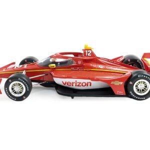 Dallara IndyCar #12 Will Power "Verizon" Team Penske (Road Course Configuration) "NTT IndyCar Series" (2025) 1/18 Diecast Model Car by IXO Models