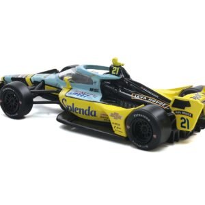 Dallara IndyCar #21 Christian Rasmussen "Splenda" Ed Carpenter Racing (Road Course Configuration) "NTT IndyCar Series" (2025) 1/64 Diecast Model Car by IXO Models