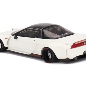 Honda NSX "Kaido Works V2" White with Black Top (Designed by Jun Imai) "Kaido House" Special 1/64 Diecast Model Car by Mini GT