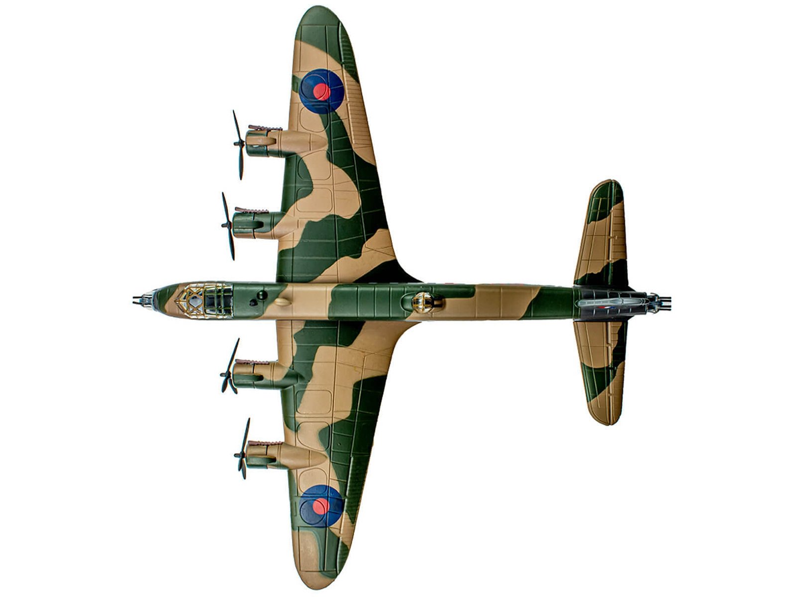 Short Stirling Mk.III Aircraft "Jolly Roger No. 199 Squadron 100 Group" (1943) British Royal Air Force "Planes of World War II" Series 1/144 Diecast Model Airplane by Luppa - Image 2