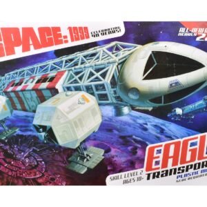 Skill 2 Model Kit Eagle Transporter Spacecraft "Celebrating 40 Years" "Space: 1999" (1975-1977) TV Series 1/48 Scale Model by MPC
