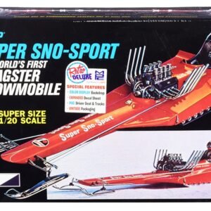 Skill 2 Model Kit Rupp Super Sno-Sport Snowmobile Dragster (The World's First) 1/20 Scale Model by MPC