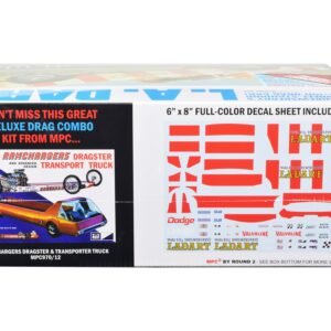 Skill 2 Model Kit Bill Shrewsberry's L.A. Dart Wheelstander Drag Car "Legends of the Quarter Mile" Series 1/25 Scale Model Car by MPC