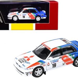 Mitsubishi Galant VR-4 #19 T. Salonen - V. Silander Lombard RAC Rally (1989) 1/64 Diecast Model Car by Paragon
